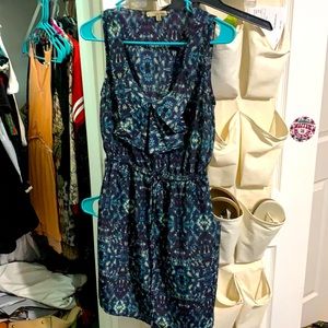 Blue purple dress with pockets